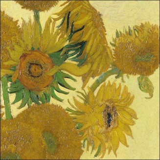 Ambiente 20 Χαρτοπετσέτες 33x33cm 3φύλλες Van Gogh Sunflower FSC