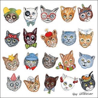 Ambiente 20 Χαρτοπετσέτες 33x33cm 3φύλλες Funny Cats FSC