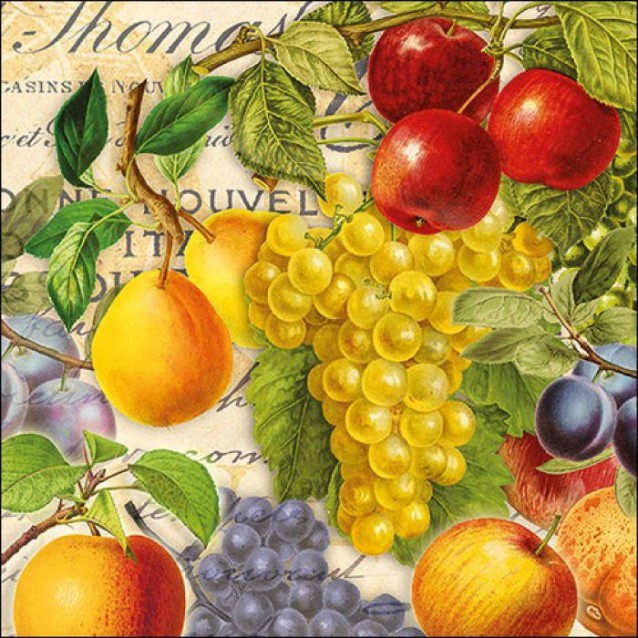 Ambiente 20 Χαρτοπετσέτες 33x33cm 3φύλλες Autumn Fruit FSC