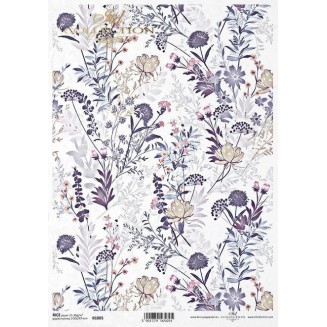 Itd. Collection Ριζόχαρτο Decoupage A4 (21x29,7cm) Flower Motifs