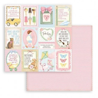 Stamperia Χαρτί Scrapbooking 30,5x30,5cm Διπλής Όψης DayDream small cards