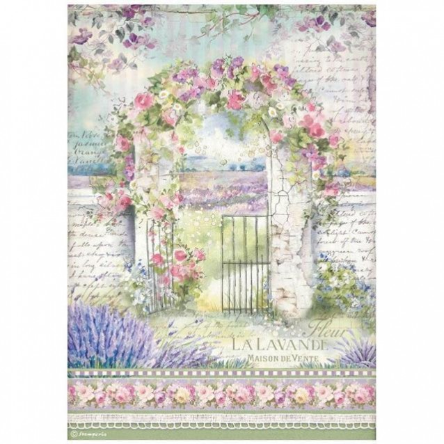 Stamperia Ριζόχαρτο Decoupage A4 (21x29,7cm) Provence arch