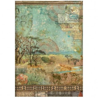 Stamperia Ριζόχαρτο Decoupage A4 (21x29,7cm) Savana tree