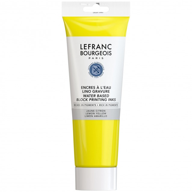 Lefranc & Bourgeois 250ml Μελάνι Τυπώματος Blockprint Lemon Yellow