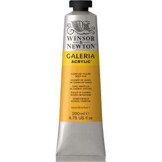 Winsor & Newton 200ml Galeria Acrylic Cadmium Yellow Deep Hue