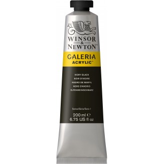 Winsor & Newton 200ml Galeria Acrylic Ivory Black