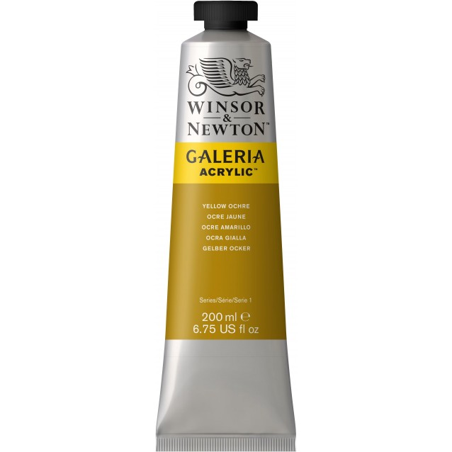 Winsor & Newton 200ml Galeria Acrylic Yellow Ochre