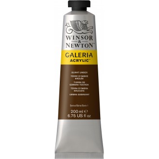 Winsor & Newton 200ml Galeria Acrylic Burnt Umber