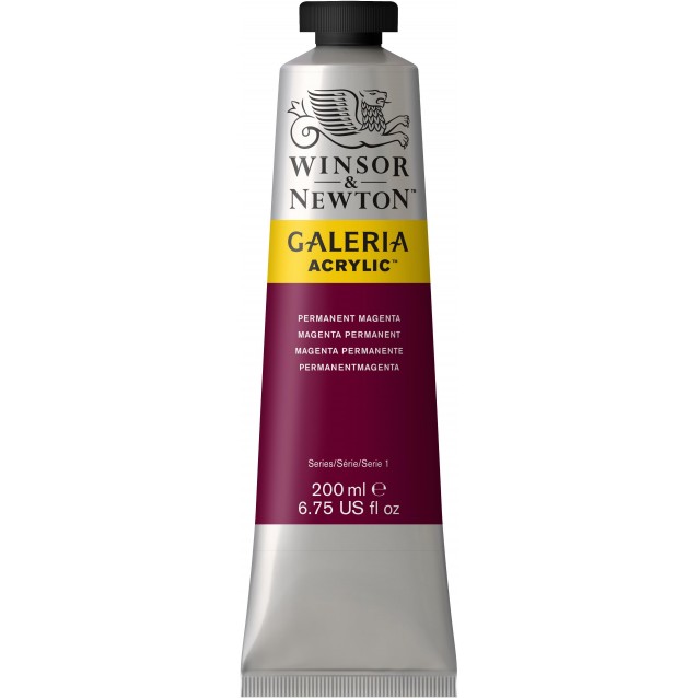 Winsor & Newton 200ml Galeria Acrylic Permanent Magenta