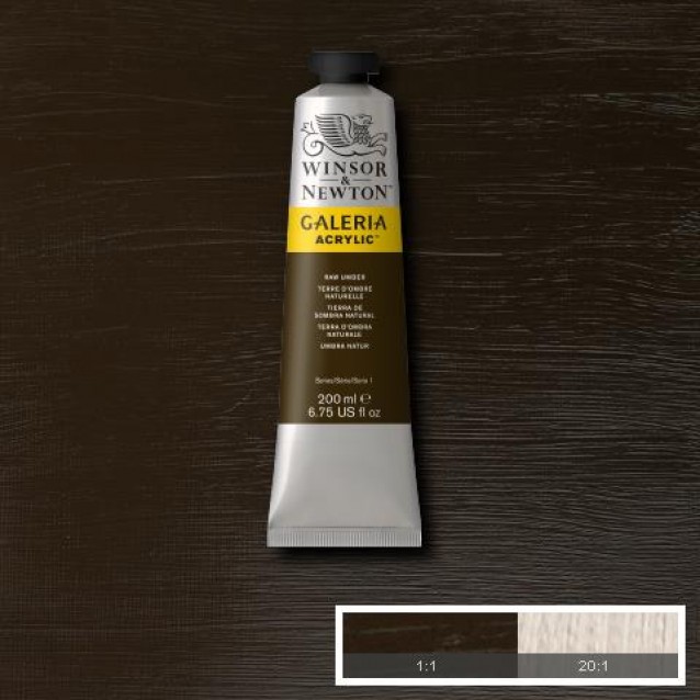 Winsor & Newton 200ml Galeria Acrylic Raw Umber