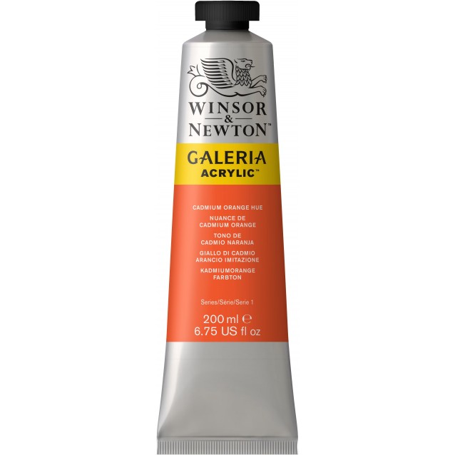 Winsor & Newton 200ml Galeria Acrylic Cadmium Orange Hue