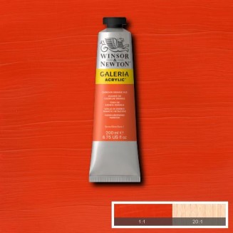 Winsor & Newton 200ml Galeria Acrylic Cadmium Orange Hue