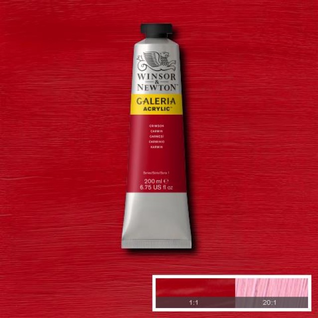 Winsor & Newton 200ml Galeria Acrylic Crimson