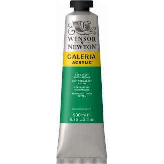 Winsor & Newton 200ml Galeria Acrylic Permanent Green Midle