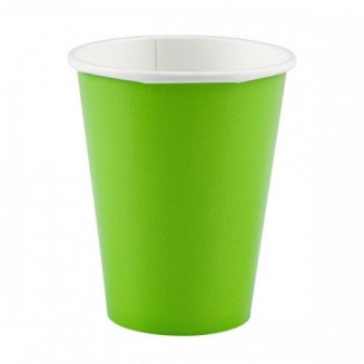 Amscan 8 Ποτήρια 250ml Kiwi Green