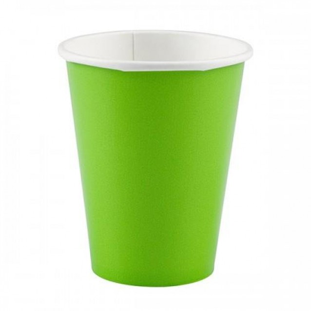 Amscan 8 Ποτήρια 250ml Kiwi Green