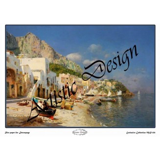 Artistic Design Ριζόχαρτο Decoupage Καλοκαιρινό 30x40cm MR-551