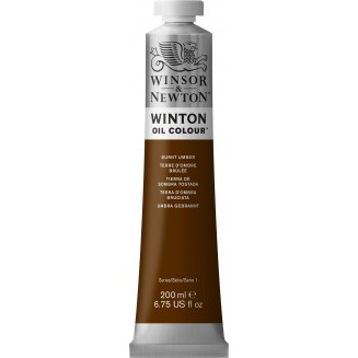 Winsor & Newton 200ml Winton Oil Burnt Umber