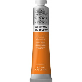 Winsor & Newton 200ml Winton Oil Cadmium Orange Hue