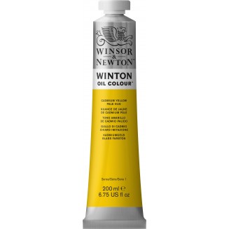 Winsor & Newton 200ml Winton Oil Cadmium Yellow Pale Hue