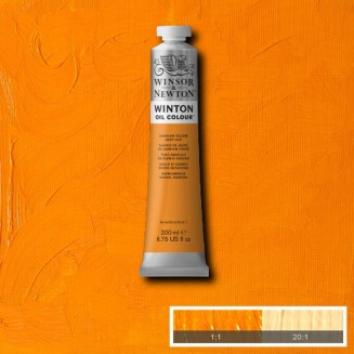 Winsor & Newton 200ml Winton Oil Cadmium Yellow Deep Hue