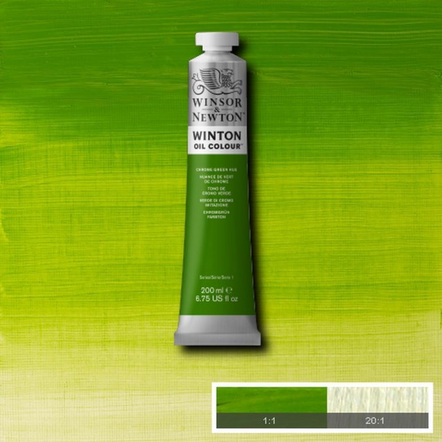 Winsor & Newton 200ml Winton Oil Chrome Green Hue