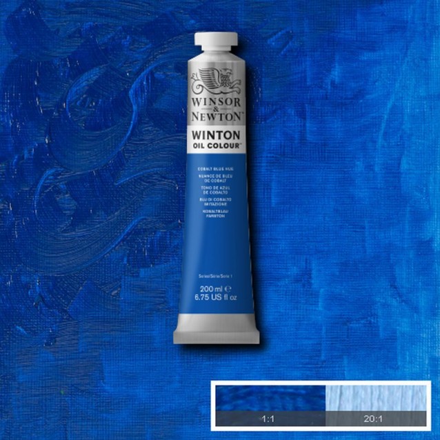 Winsor & Newton 200ml Winton Oil Cobalt Blue Hue