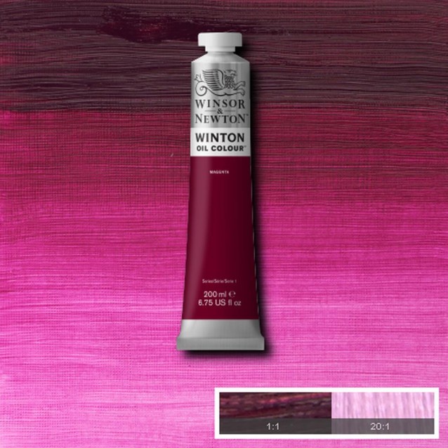 Winsor & Newton 200ml Winton Oil Magenta