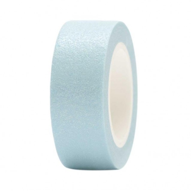 Rico Design Αυτοκόλλητη Ταινία Glitter 5mx15cm Light Blue