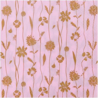 Rico Design 20 Χαρτοπετσέτες 33x33cm Flower Tendrils Pink FSC