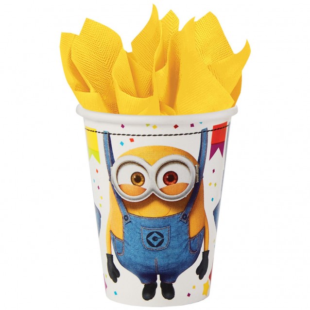 Amscan 8 Ποτήρια 250ml Minions