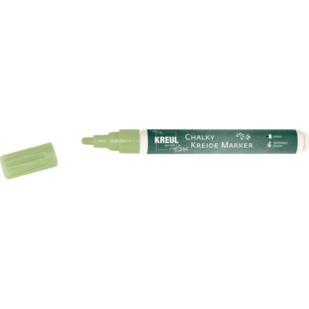 Kreul Μαρκαδόρος Υγρής Κιμωλίας medium Rosemary Green