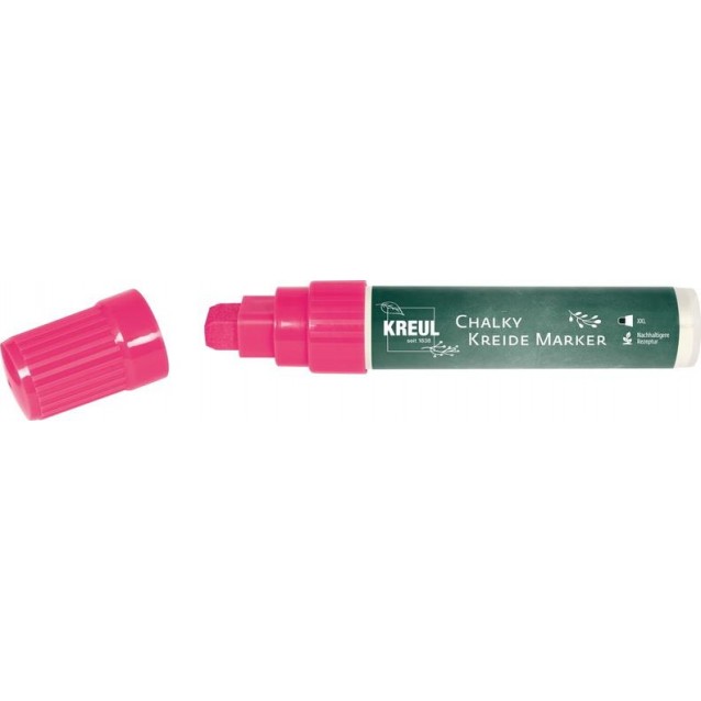 Kreul Μαρκαδόρος Υγρής Κιμωλίας XXL15mm Neon Pink