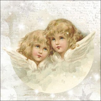 Ambiente 20 Χαρτοπετσέτες 33x33cm 3φύλλες Christmas Angels FSC