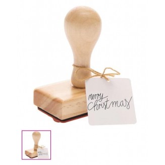 Rico Design Σφραγίδα 7x4cm με Λαβή Merry Christmas FSC