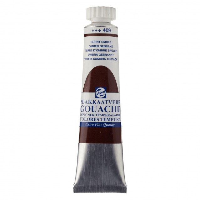 Talens Τέμπερα Gouache 20ml No.409 Burnt Umber