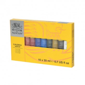 Winsor & Newton Galeria 10 σωληνάρια Ακρυλικά 20ml