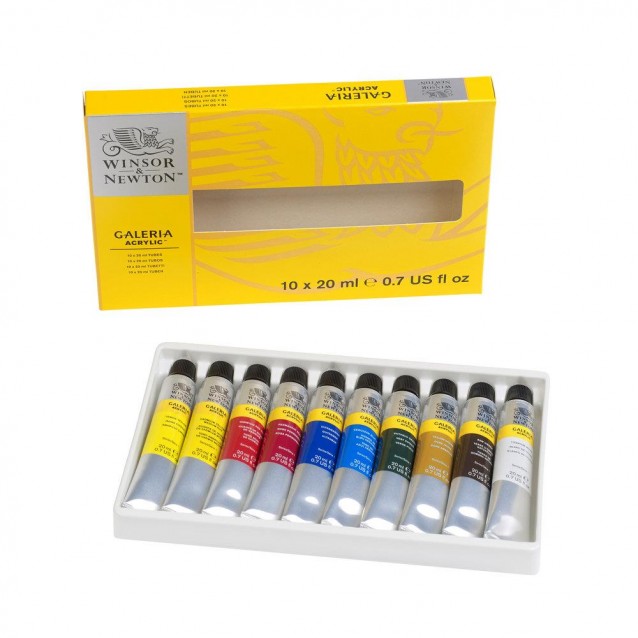 Winsor & Newton Galeria 10 σωληνάρια Ακρυλικά 20ml