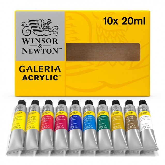 Winsor & Newton Galeria 10 σωληνάρια Ακρυλικά 20ml