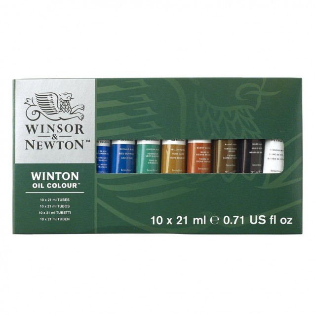 Winsor & Newton Winton 10 σωληνάρια Λάδια 21ml