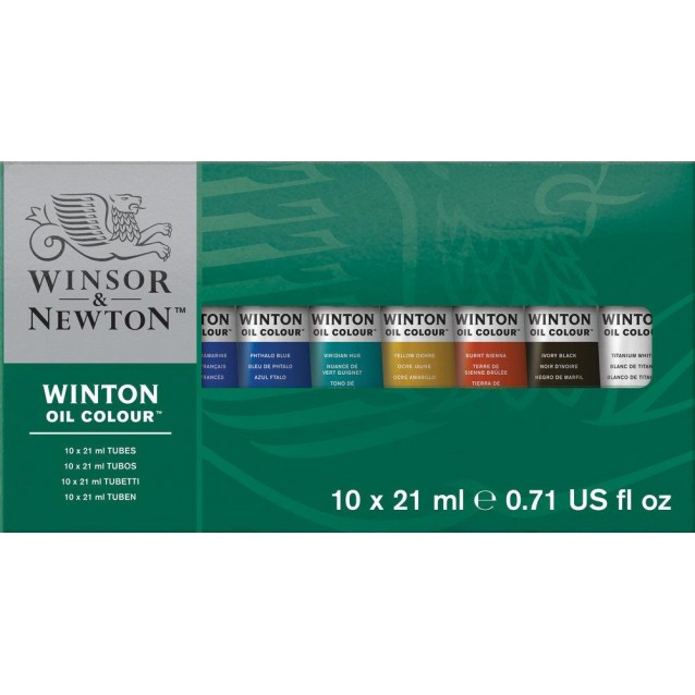 Winsor & Newton Winton 10 σωληνάρια Λάδια 21ml