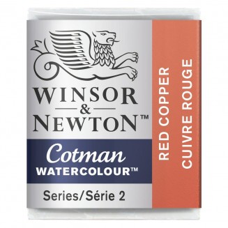 Winsor & Newton Half Pan Ακουαρέλας Cotman 471 Red Copper Series 2