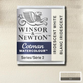 Winsor & Newton Half Pan Ακουαρέλας Cotman 330 Iridescent White Series 2