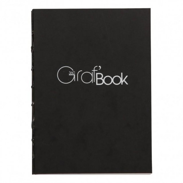 Clairefontaine Μπλοκ Σχεδίου Graf Book 360 100 φύλλων A6 (10,5x14,8cm) 100gr