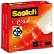 3M Σελοτείπ Scotch Tape Crystal 19mm x 33m