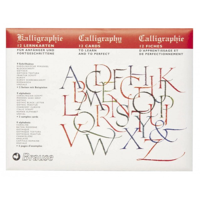 Brause Introduction to Calligraphy 12 φύλλων 32x25cm 180gr