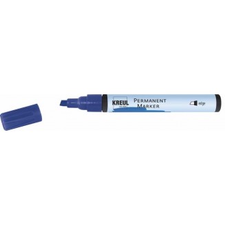 Kreul Permanent Marker Chisel Tip 1-5mm Blue