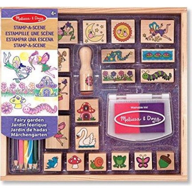 Melissa and Doug Σφραγίδες Κήπος Πριγκίπισσας 20 τμχ