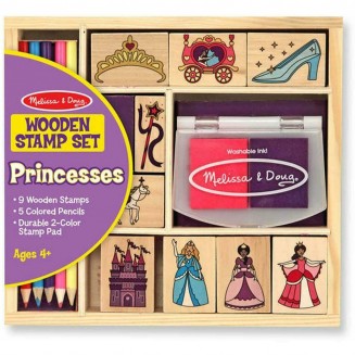 Melissa and Doug Σφραγίδες Πριγκίπισσες 15τμχ