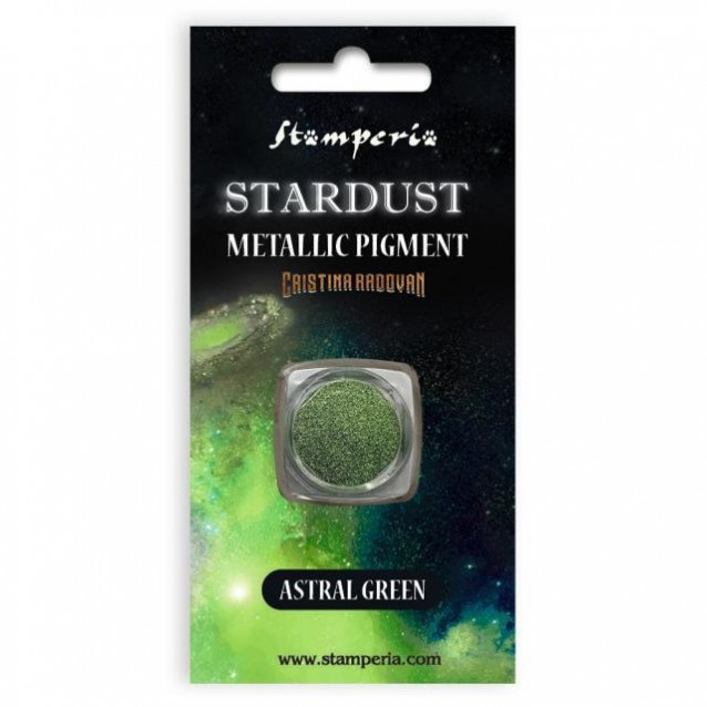 Stamperia Stardust Μεταλλική Χρωστική 0,5gr Astral Green